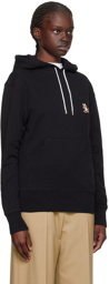 Maison Kitsuné Black Chillax Fox Patch Hoodie