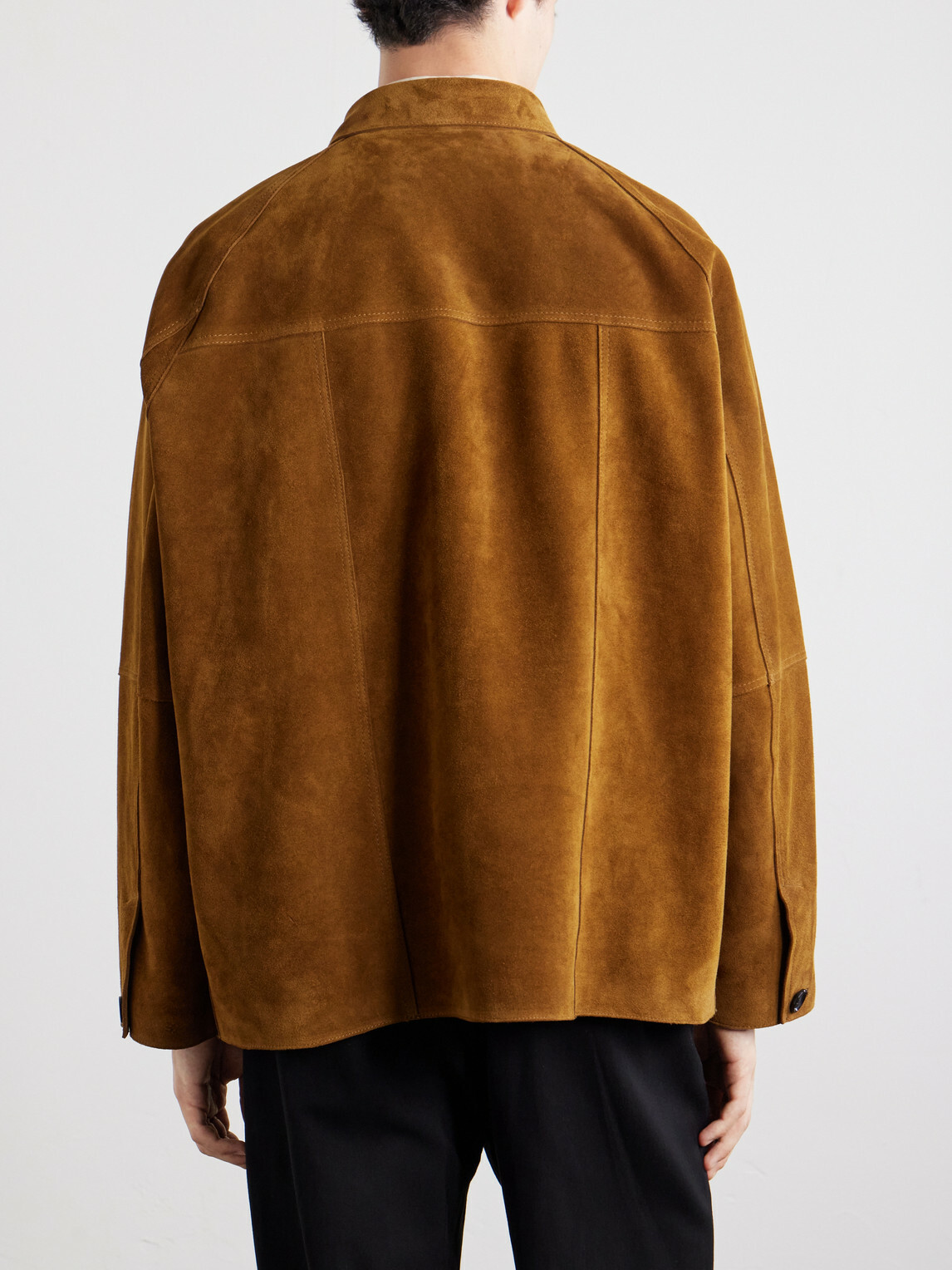 Studio Nicholson - Bowe Suede Jacket - Brown