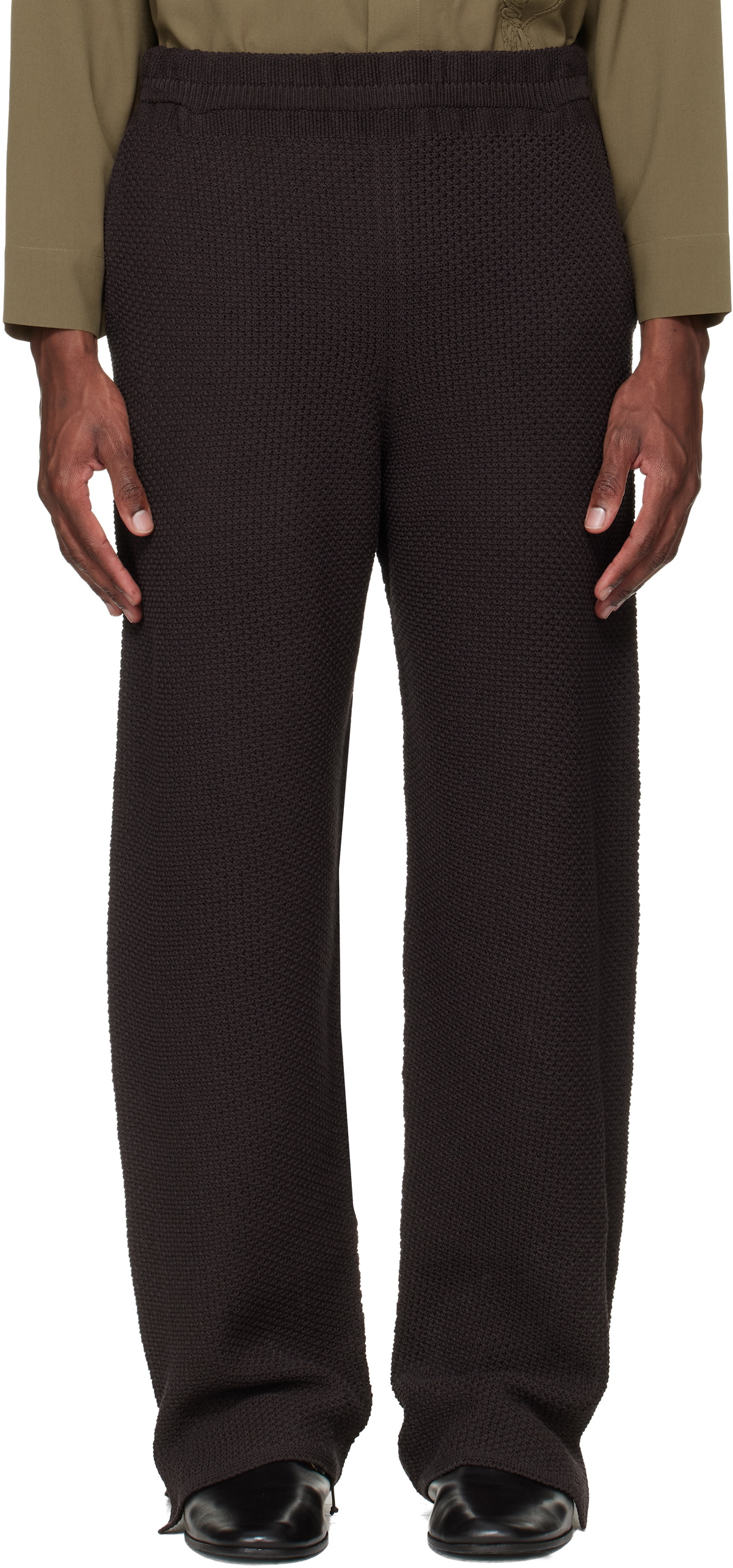 Homme Plissé Issey Miyake Men's Jf153 Cropped Easy Fit Pant in