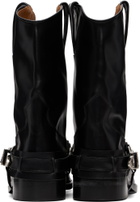 Toga Virilis Black Hard Leather Boots