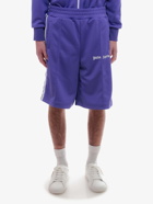 Palm Angels Bermuda Shorts Purple   Mens