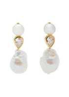 Completedworks Pulp 14kt Gold-plated Drop Earrings - Pearl - One Size