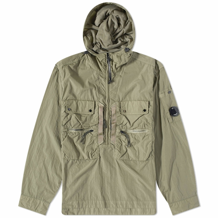 Photo: C.P. Company Men's Chrome-R Hooded Jacket in Bronze Green