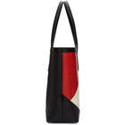 Thom Browne Black Bold Diagonal Stripe Bucket Tote