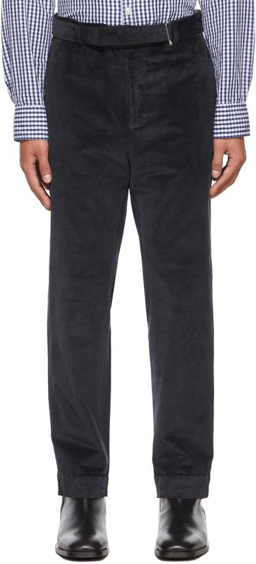 Photo: Officine Générale Navy Corduroy Owen Trousers