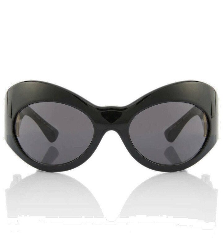 Photo: Versace Medusa oval sunglasses