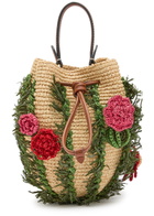 Anya Hindmarch Cactus Raffia and Leather Cross-body bag - Natural - One Size