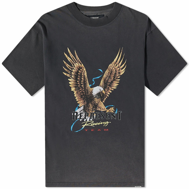 Photo: Represent Men's Racing Team Eagle T-Shirt in Vintage Black