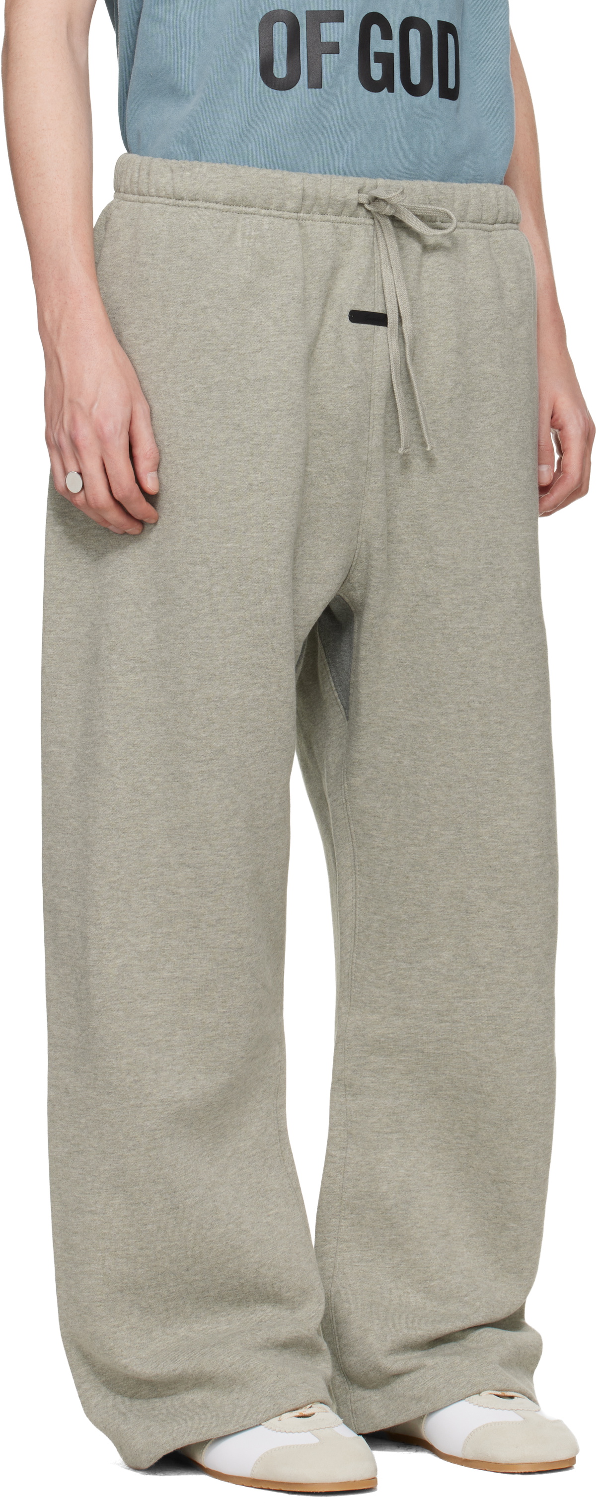 Fear of God ESSENTIALS Gray Signature Flare Sweatpants