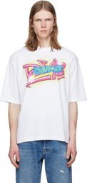 Dsquared2 White Rebel Tags Loose Fit T-shirt