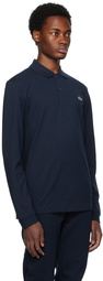 Lacoste Navy Original Long Sleeve Polo