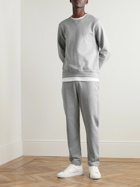 Mr P. - Tapered Cotton-Jersey Sweatpants - Gray