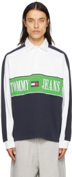 Tommy Jeans Multicolor Retro Long Sleeve Polo