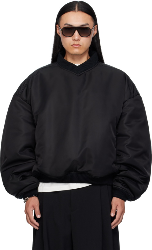 Photo: LU'U DAN Black Unibomber Sweatshirt