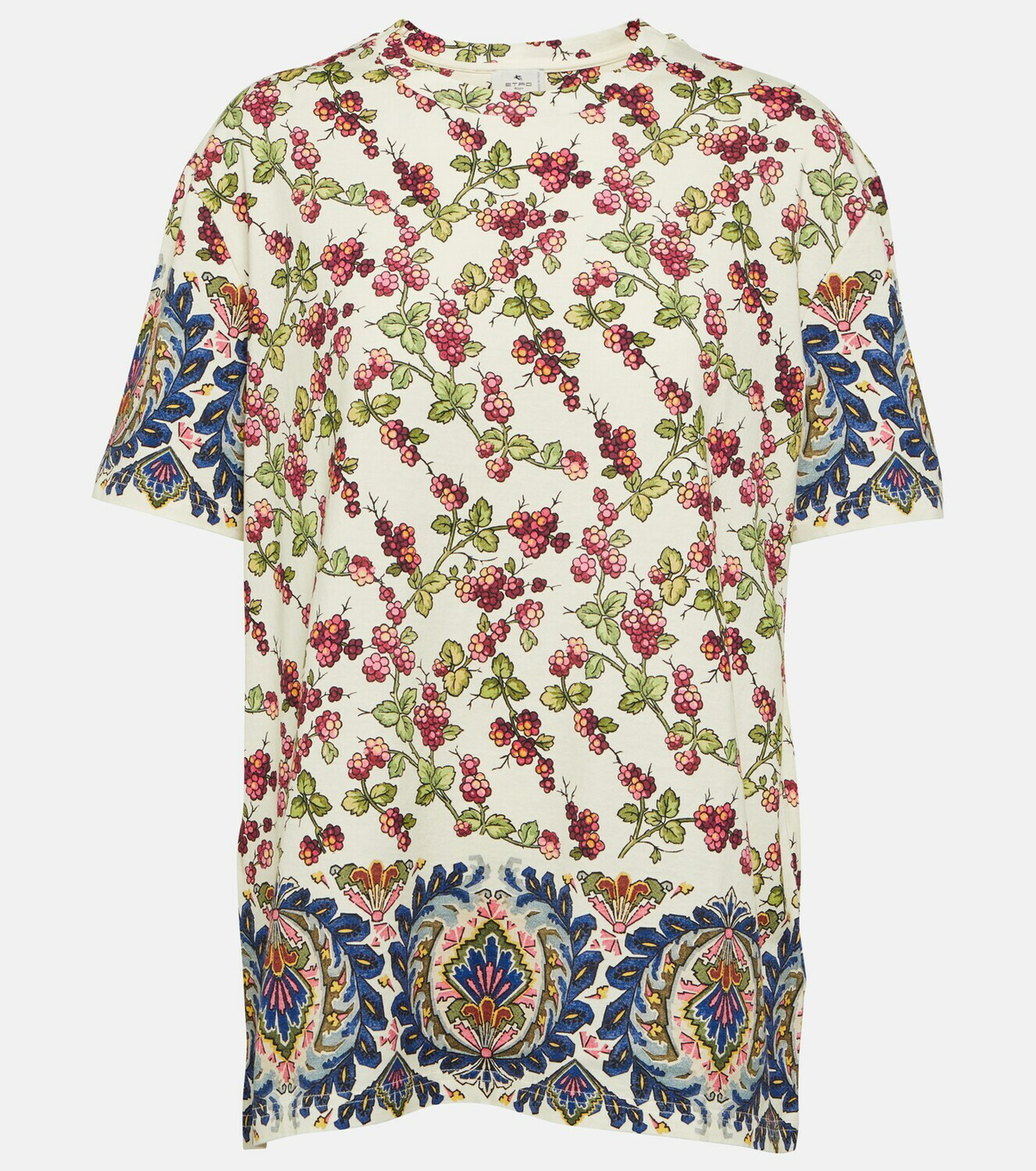 Etro Printed cotton T-shirt