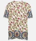 Etro Printed cotton T-shirt