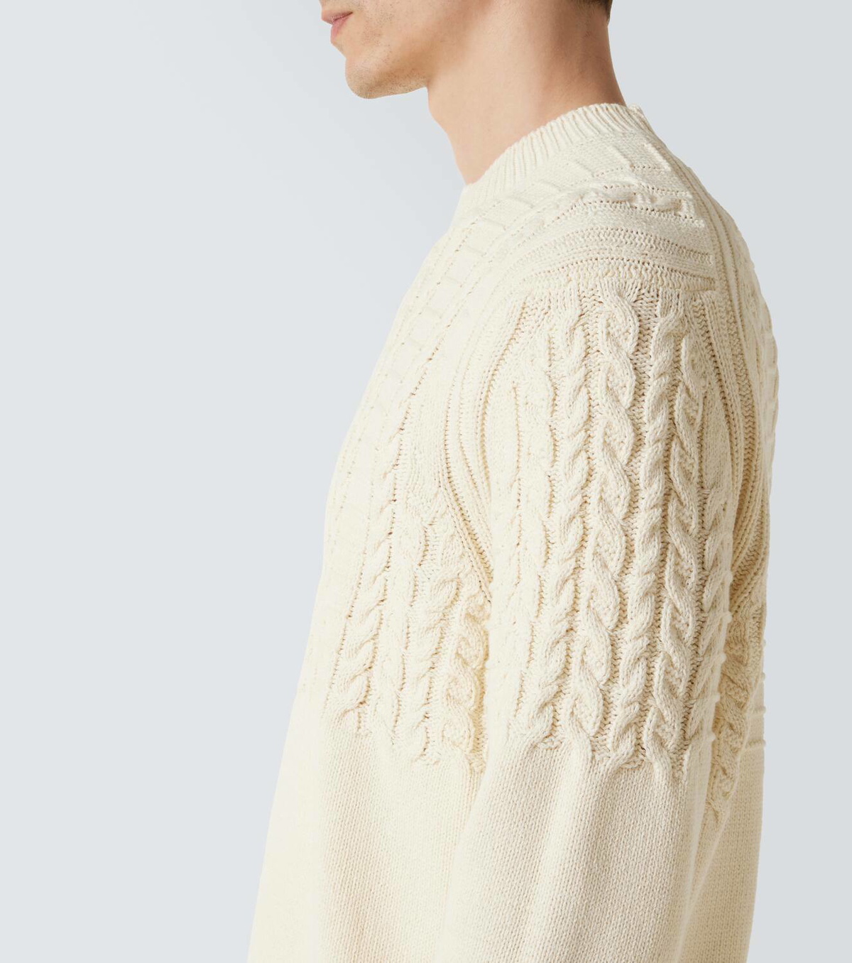 Dunhill Cable-knit cotton sweater