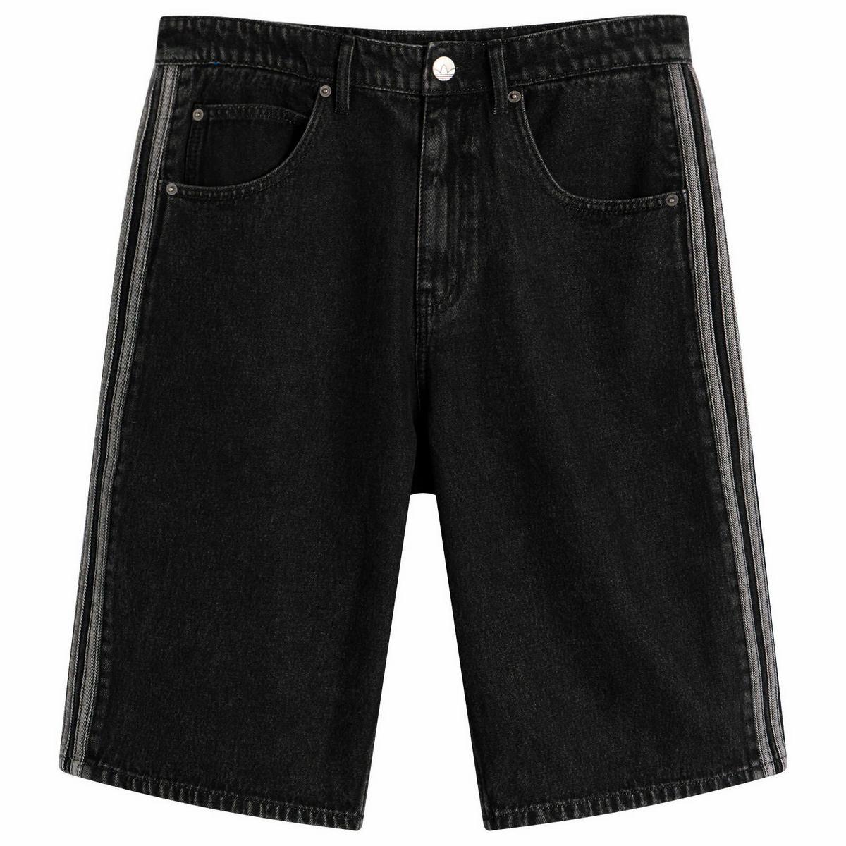 Adidas Men's Firebird Short in True Black Denim