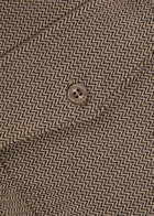 Raith Joseph Zigzag-jacquard Woven Overshirt Light Brown