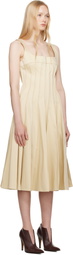16Arlington Yellow Amalia Midi Dress