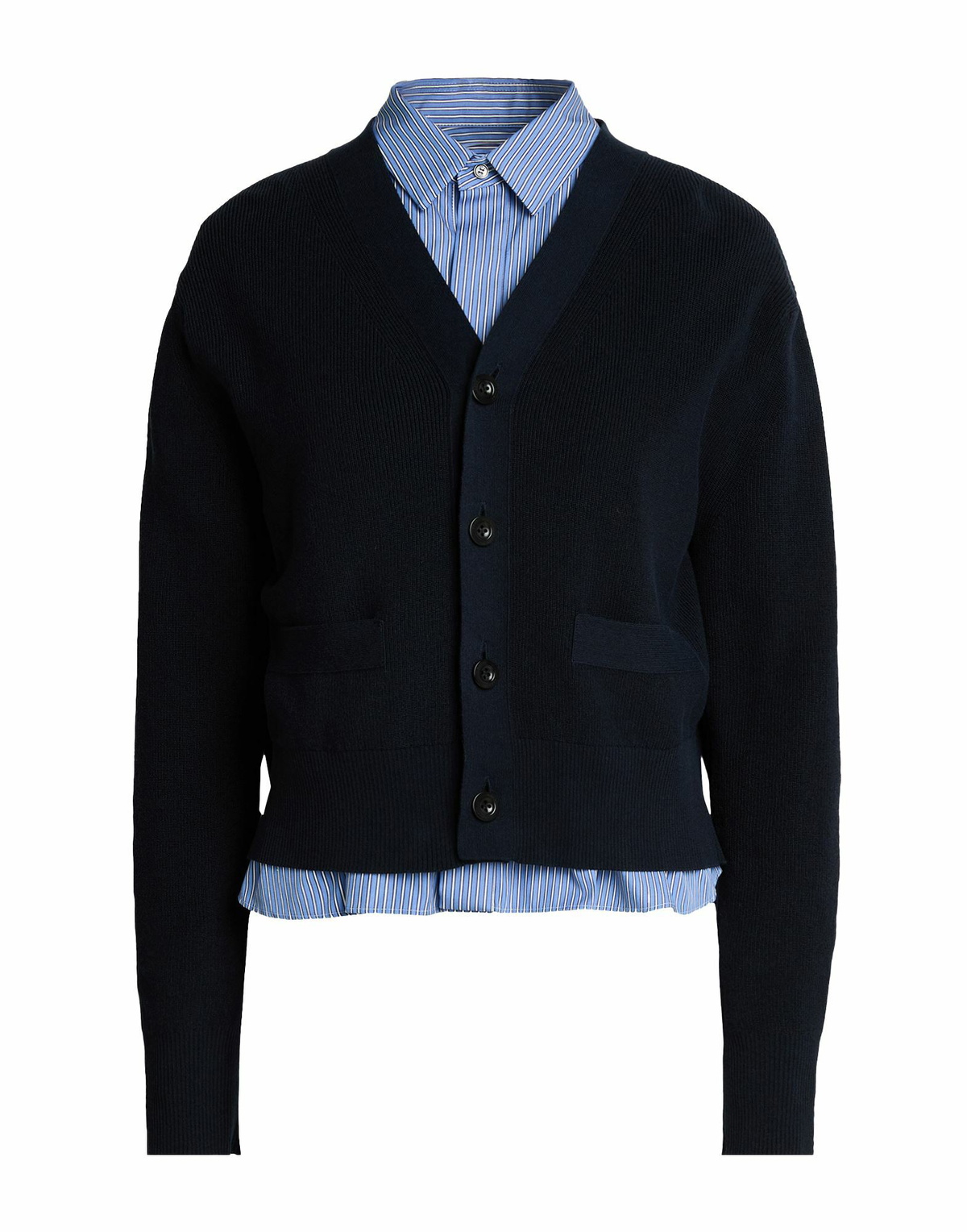 Sacai Womens Cardigan Midnight in Blue
