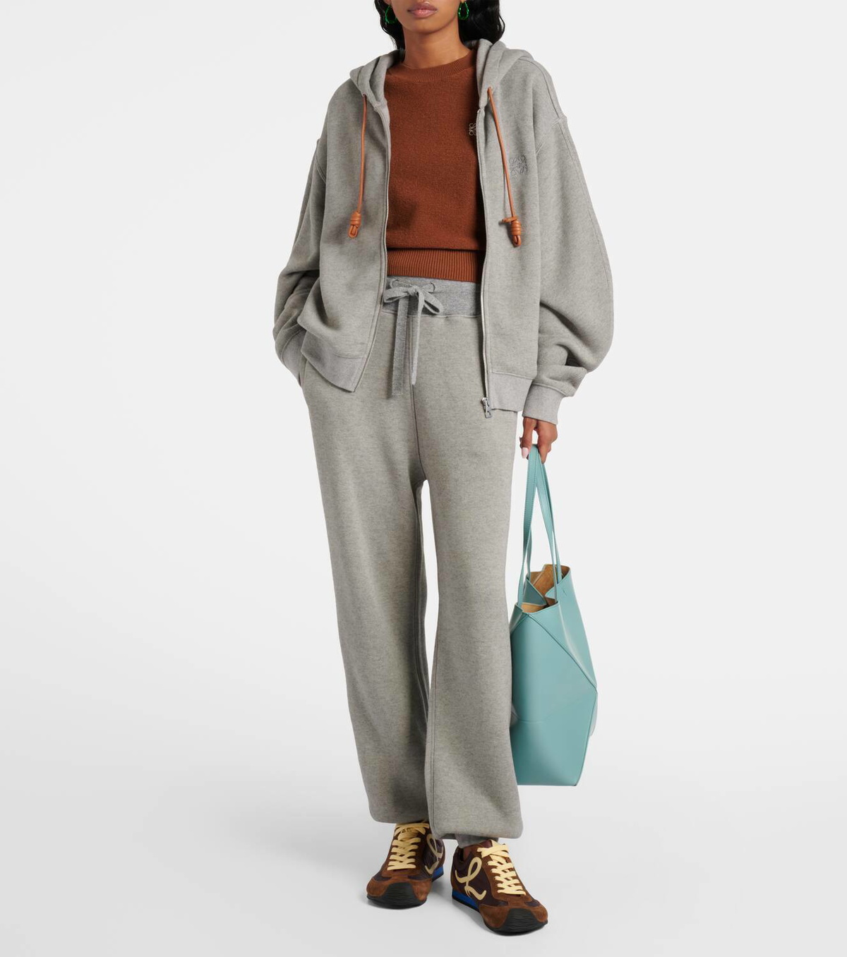 Loewe Flamenco cotton and cashmere hoodie