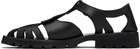 HEREU Black Pesca Sport Grainy Sandals