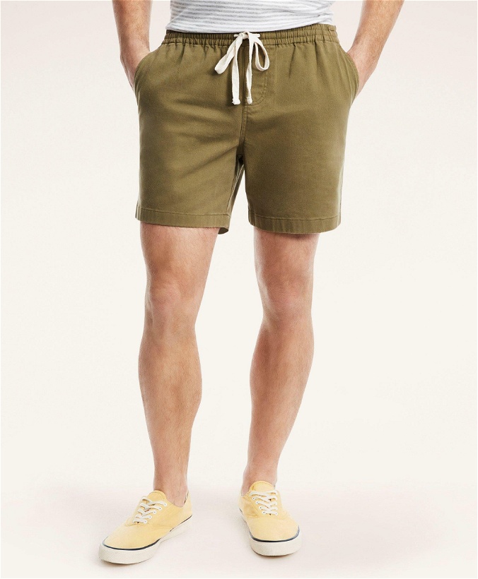 Photo: Brooks Brothers Men's Stretch Cotton Club Shorts | Olive
