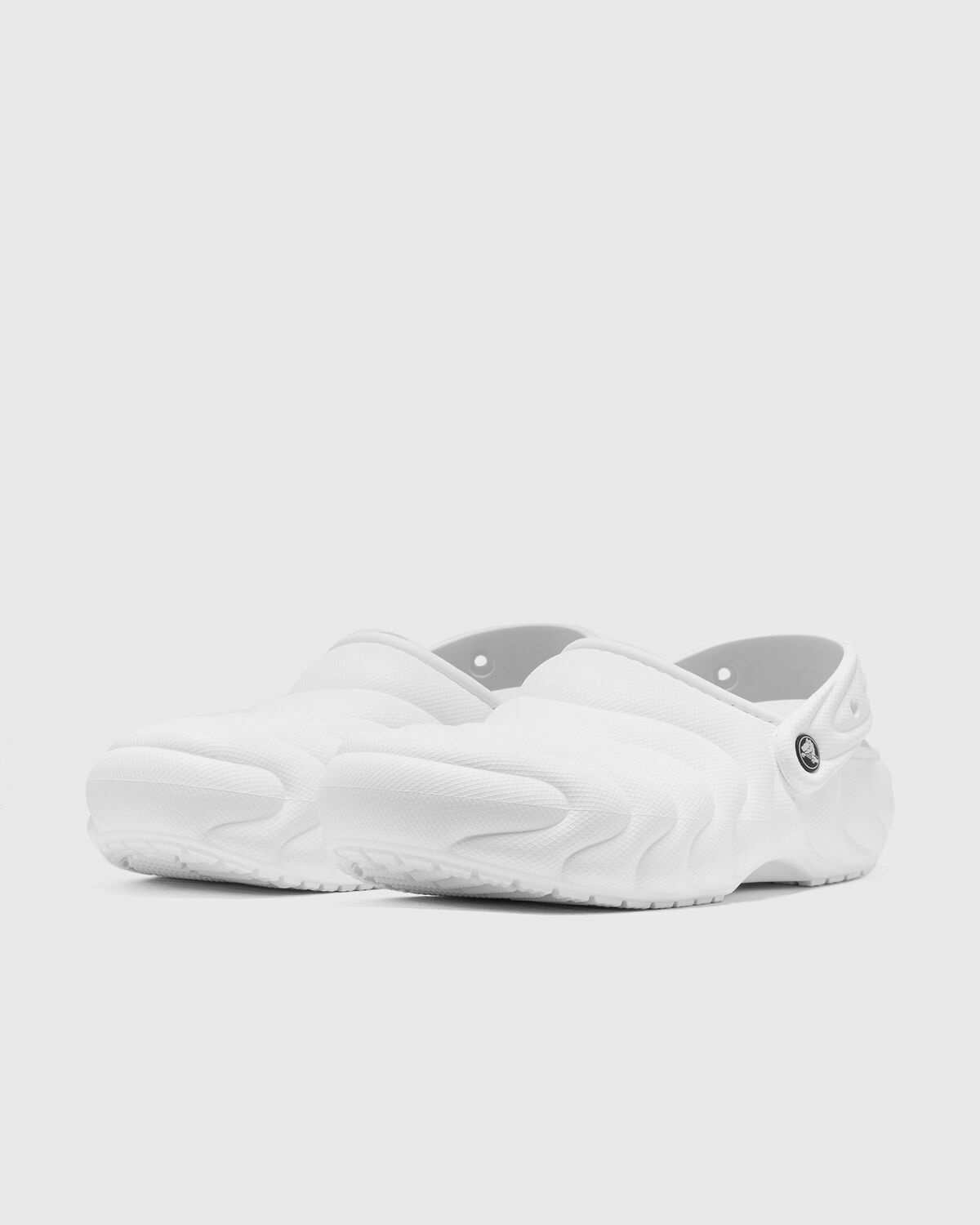 [CROCS] サンダル CLASSIC LINED OVERPUFF CLOG ホワイト Crocs Classic Lined Overpuff Clog White Sandals & Slides Crocs