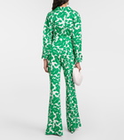 Diane von Furstenberg Brooklyn printed flared pants