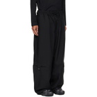 Y-3 Black Sport Uniform Adaptive Length Cargo Pants