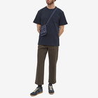 Sacai Men's Side Zip T-Shirt in Navy