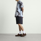NN07 Men's Freddy Embroidered Short Sleeve Shirt in Blue Multi