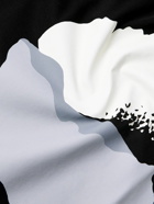 Valentino Garavani - Floral-Print Cotton-Jersey T-Shirt - Black