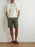 Loro Piana - Jarno Straight-Leg Stretch-Cotton Bermuda Shorts - Green