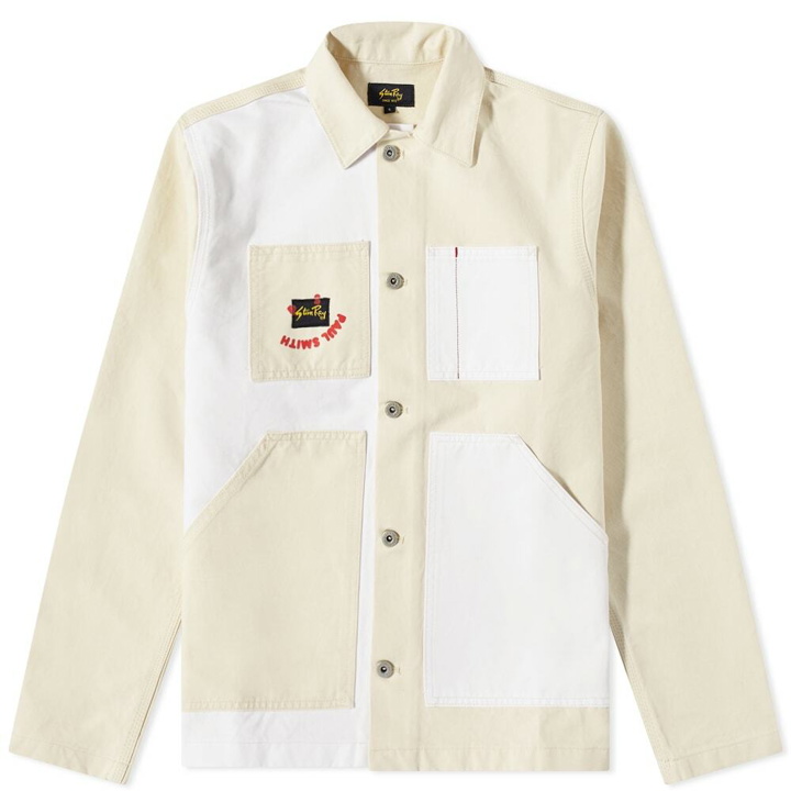 Photo: Paul Smith x Stan Ray Shop Jacket in White/Natural