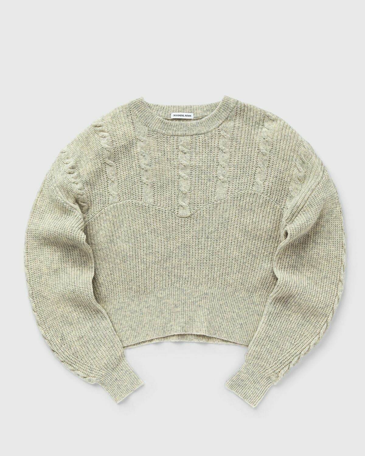 Designers, Remix Carmen Cable Sweater White Pullovers