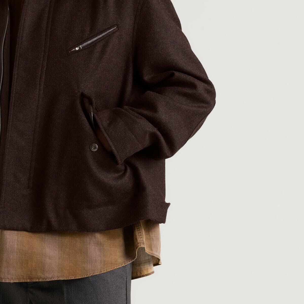 Sage Nation Men's Painter Jacket in Black