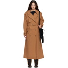Isabel Marant Tan Violette Cotton Trench Coat
