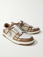AMIRI - Skel-Top Colour-Block Leather Sneakers - Brown