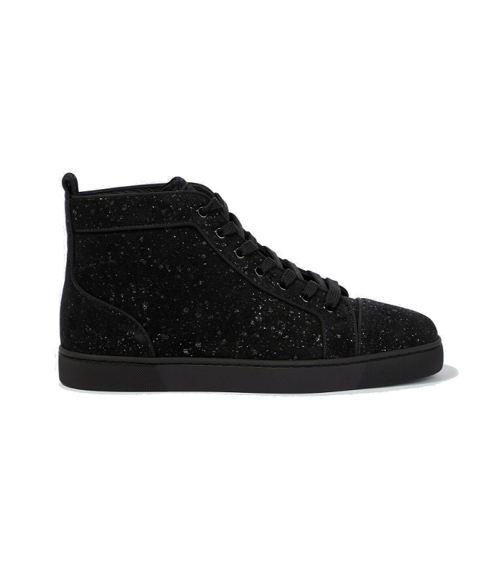 Photo: Christian Louboutin - Louis suede high-top sneakers