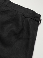 Husbands - Straight-Leg Virgin Wool Trousers - Black