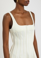 16 Arlington Amalia Stretch-cotton Midi Dress White
