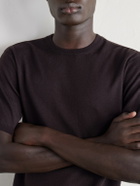 Mr P. - Merino Wool T-Shirt - Brown