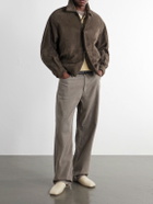 ssstein - Panelled Suede Blouson Jacket - Brown
