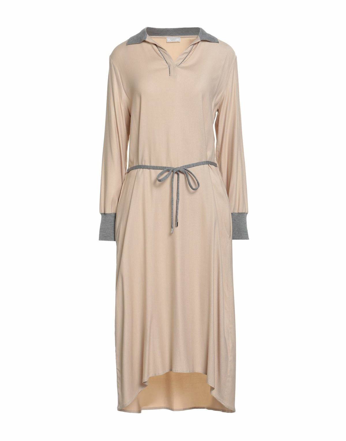 Peserico Womens Midi dress in Beige