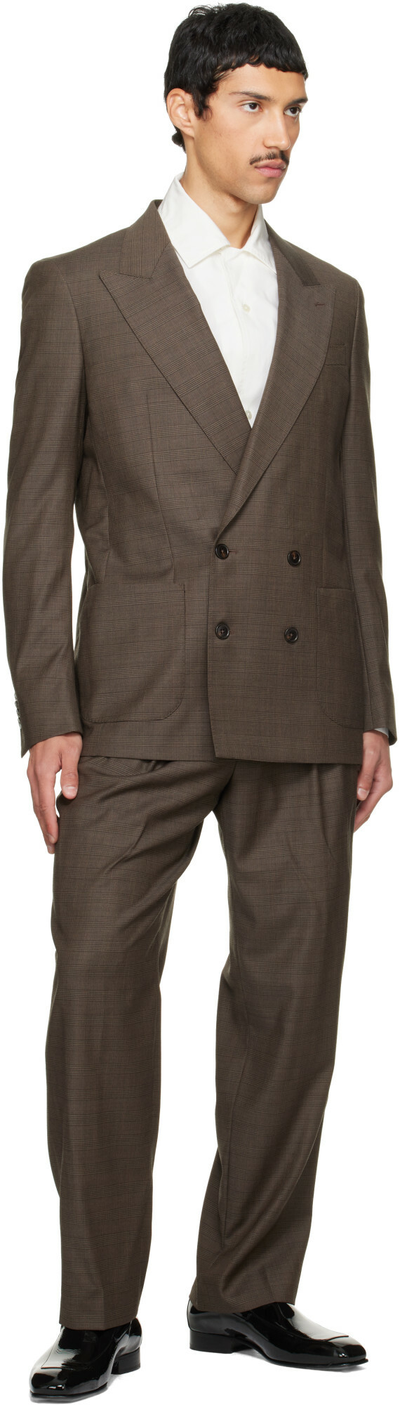 Carter Young Brown Kirk Unstructured Blazer