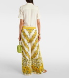 Alémais Gisela linen wide-leg pants