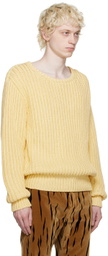 Bally Yellow Crewneck Sweater