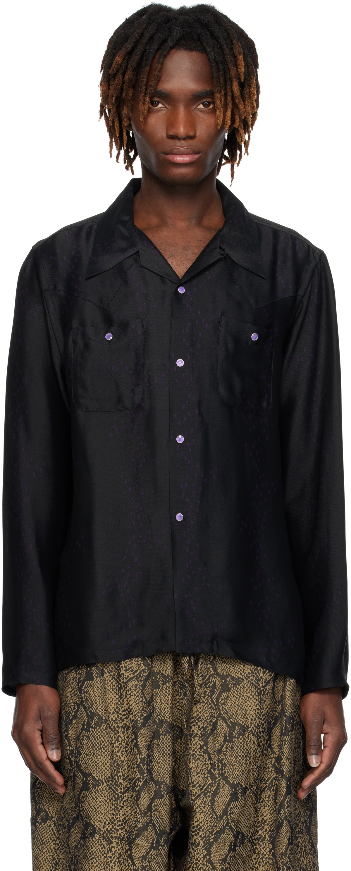 needles Cowboy One-up Shirts Mサイズ Needles Cowboy One-Up Shirt in Green | SVD USA